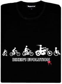 Bikers evolution dámské tričko