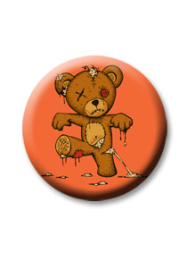 Placka Zombie Teddy