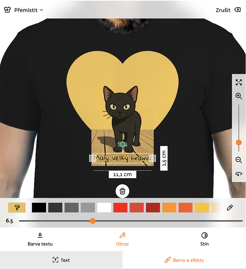 Vlastní potisk textilu díky editoru