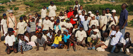 Dětský tábor v Keni