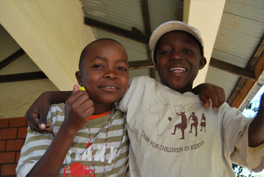 Dětský tábor v Keni