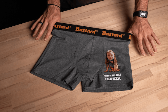 Vlastní potisk na boxerky