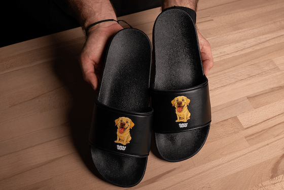 Vlastní potisk na pantofle