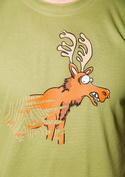 náhled - Stírací los zelené pánské tričko
