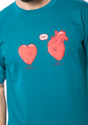 náhled - Srdeční záležitost modré pánské tričko