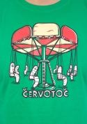 náhled - Červotoč zelené pánské tričko