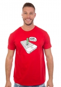 náhled - Wrong Apple červené pánské tričko