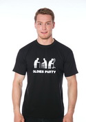 náhled - Oldies party černé pánské tričko