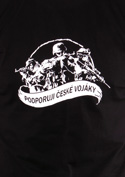 náhled - Podporuji vojáky černé pánské tričko