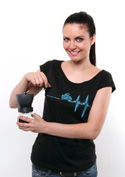 náhled - Coffee help dámské tričko lodičkové