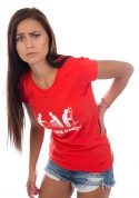 náhled - Oldies party červené dámské tričko