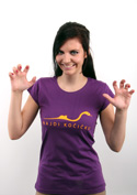 náhled - Najdi kočičku fialové dámské tričko