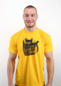 náhled - Povinná četba žluté pánské tričko