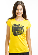 náhled - Povinná četba žluté dámské tričko