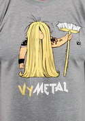 náhled - Metalista světle šedé pánské tričko