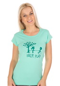 náhled - Fair play zelené dámské tričko