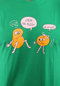 náhled - Opilé brambory zelené pánské tričko