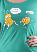 náhled - Opilé brambory zelené dámské tričko