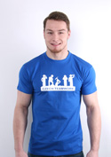 náhled - Czech Teamwork modré pánské tričko