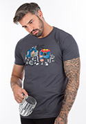 náhled - Souboj superhrdinů pánské tričko