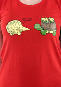 náhled - Želva s ježkem dámské tričko
