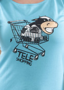 náhled - Teleshopping modré dámské tričko