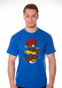 náhled - Pokémon burger modré pánské tričko