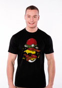 náhled - Pokémon burger černé pánské tričko