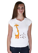 náhled - Žirafa dámské tričko