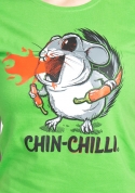 náhled - Chinchilli zelené dámské tričko