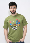 náhled - Gang Bang zelené pánské tričko