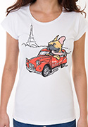 náhled - Francouzský buldoček dámské tričko