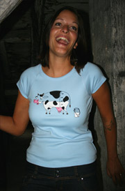 náhled - Kráva dámské tričko