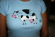 náhled - Kráva dámské tričko