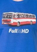 náhled - Full MHD modré pánské tričko