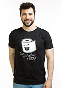 náhled - Prdel černé pánské tričko