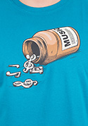náhled - Music pills modré pánské tričko