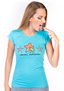 náhled - Vrhací hvězdice dámské tričko