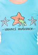 náhled - Vrhací hvězdice dámské tričko