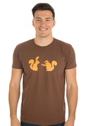 náhled - Veverky hnědé pánské tričko