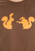 náhled - Veverky hnědé pánské tričko