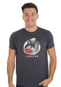 náhled - Italien šedé pánské tričko