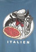 náhled - Italien modré pánské tričko