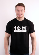 náhled - Czech Teamwork černé pánské tričko