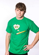 náhled - Tužka zelené pánské tričko
