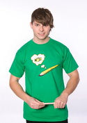 náhled - Tužka zelené pánské tričko