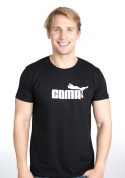náhled - Coma černé pánské tričko