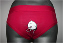 náhled - Myš v zadnici - červené kalhotky