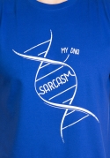 náhled - Sarcasm modré pánské tričko