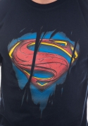 náhled - _Superman Inside modré pánské tričko